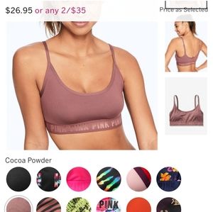 Brand New Victoria's Secret Pink Sports Bra